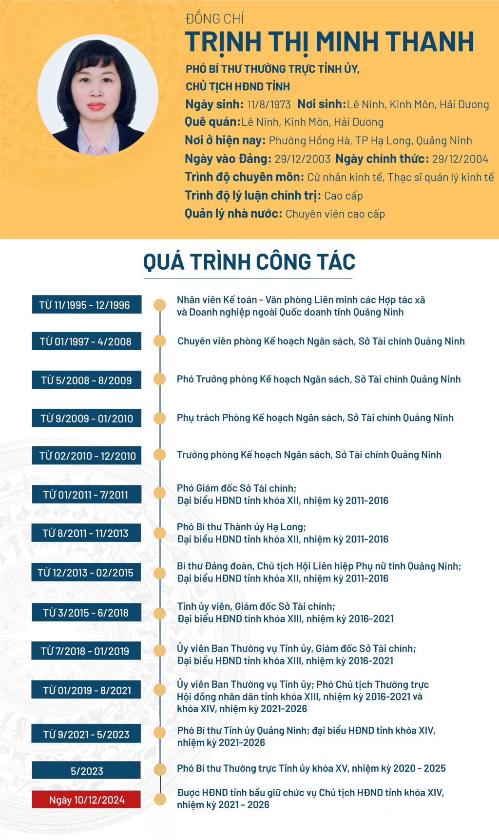 Nữ Phó Bí thư Trịnh Thị Minh Thanh giữ chức Chủ tịch HĐND Quảng Ninh - Ảnh 2.