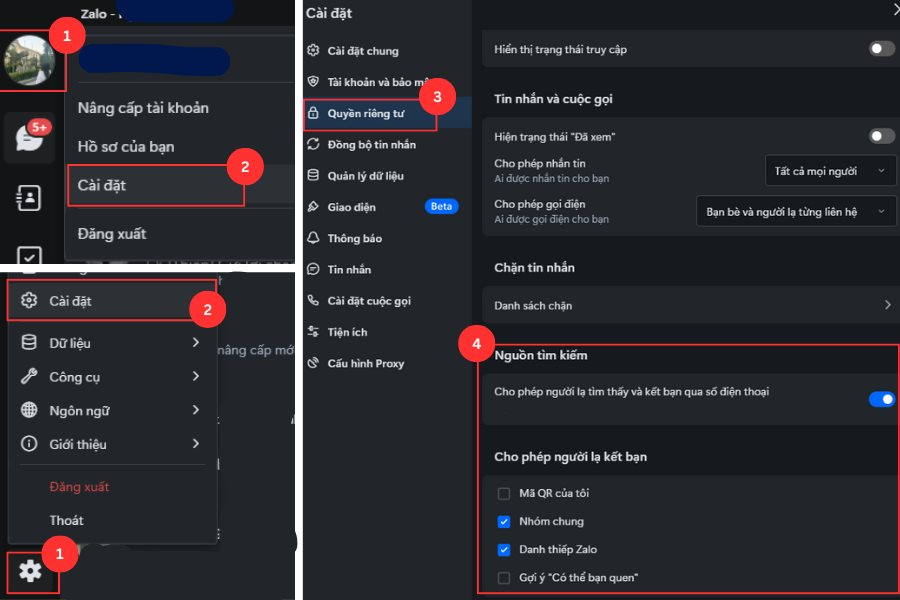Chi tiết c&aacute;ch ẩn t&agrave;i khoản Zalo, chặn người lạ kết bạn qua nh&oacute;m chung, số điện thoại, danh thiếp&hellip;- Ảnh 1.