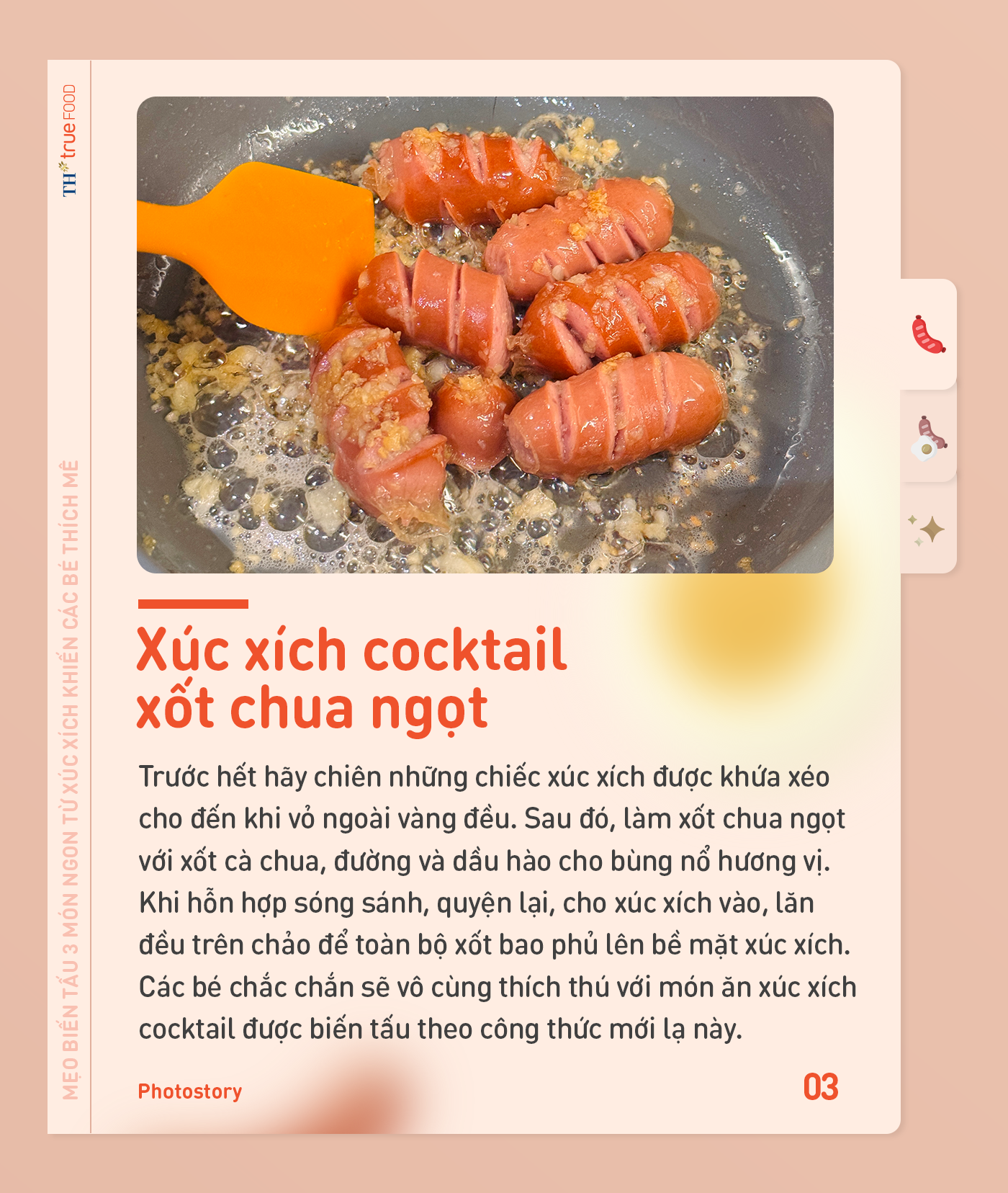 Mẹo biến tấu 3 món ngon từ xúc xích khiến các bé thích mê - Ảnh 3. Mẹo biến tấu 3 món ngon từ xúc xích khiến các bé thích mê - Ảnh 3.