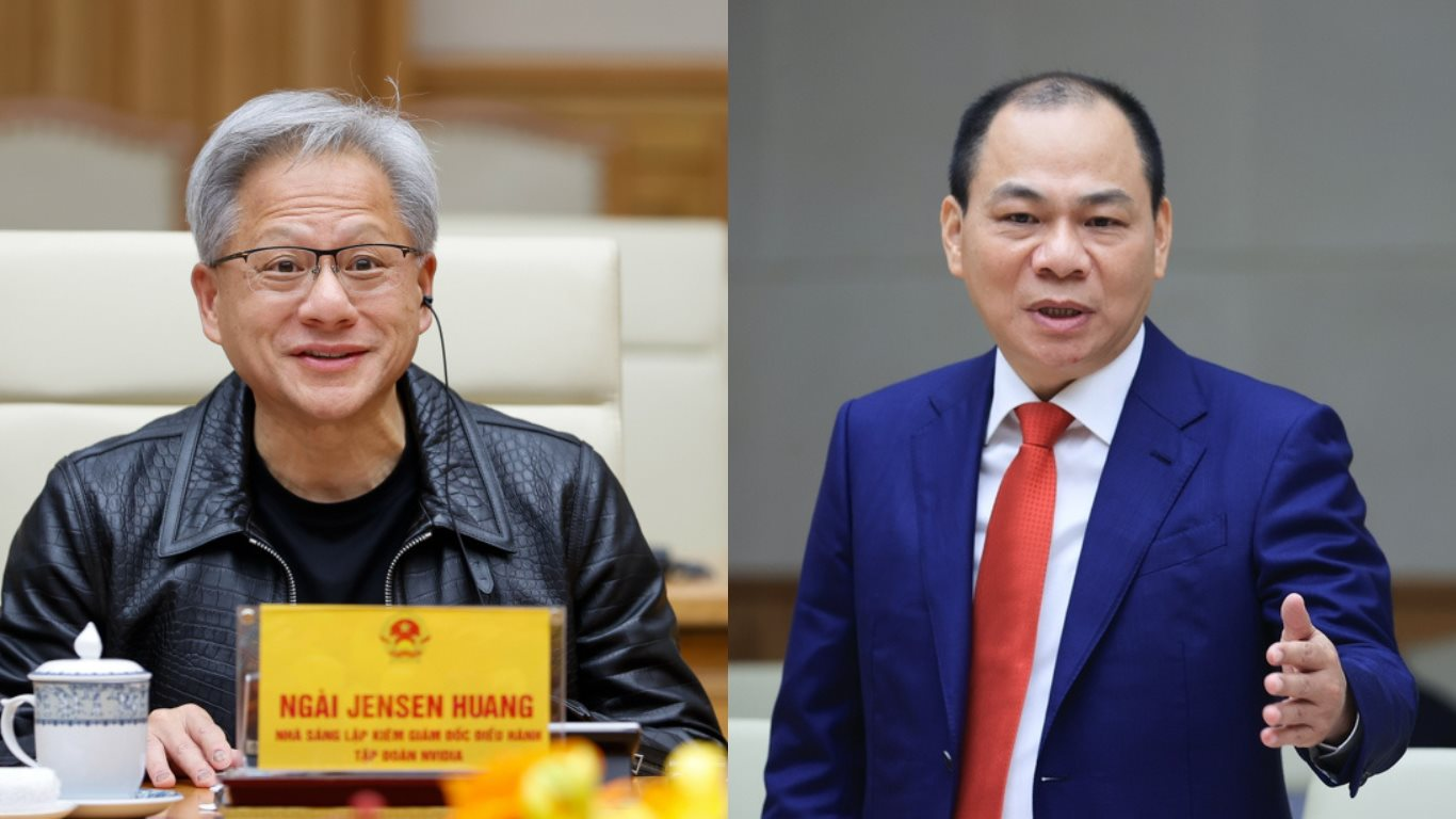 “Sự khác biệt giữa giải thưởng của tỷ phú Phạm Nhật Vượng và Nobel chính là Jensen Huang” - Ảnh 1.