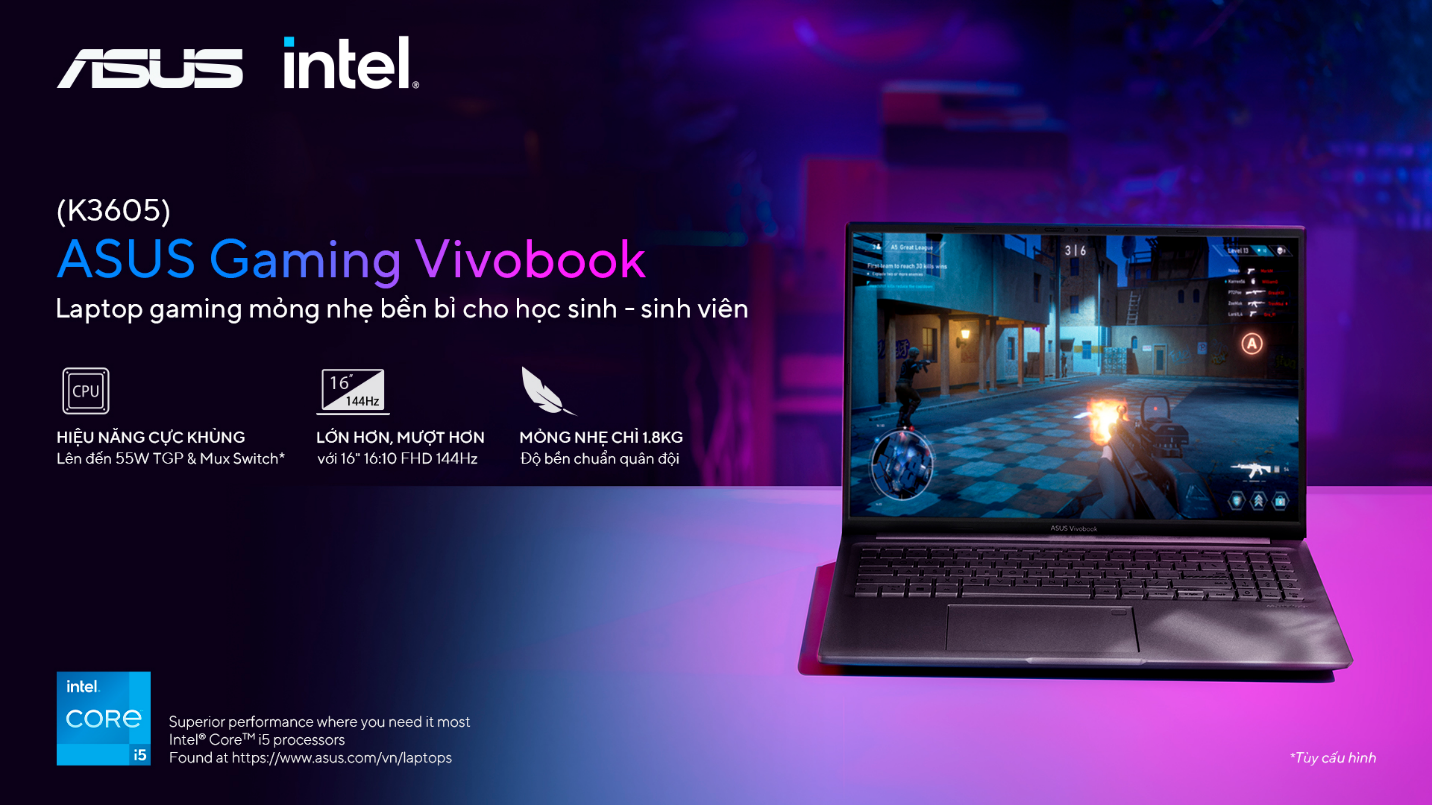 Vì sao ASUS Vivobook Gaming K3605 là chiếc laptop gaming mỏng nhẹ hàng đầu dành cho học sinh sinh viên? - Ảnh 4.