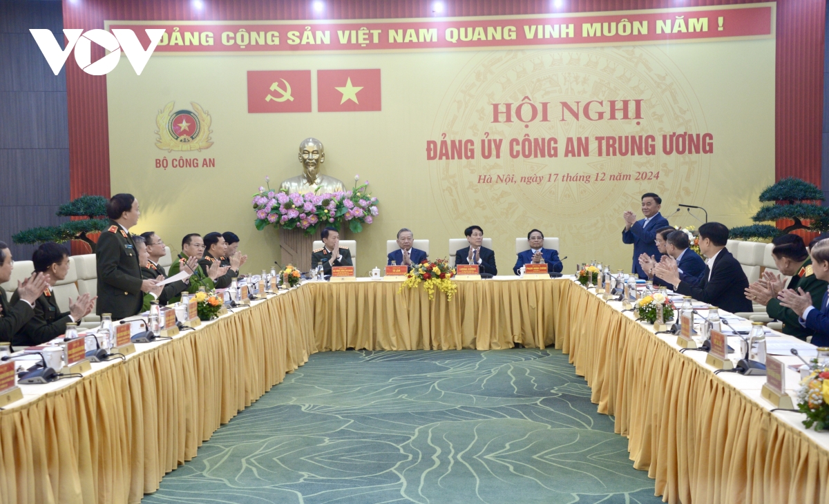 Tổng Bí thư Tô Lâm chỉ đạo Hội nghị Đảng ủy Công an Trung ương 2024 tại Hà Nội - Ảnh 4.