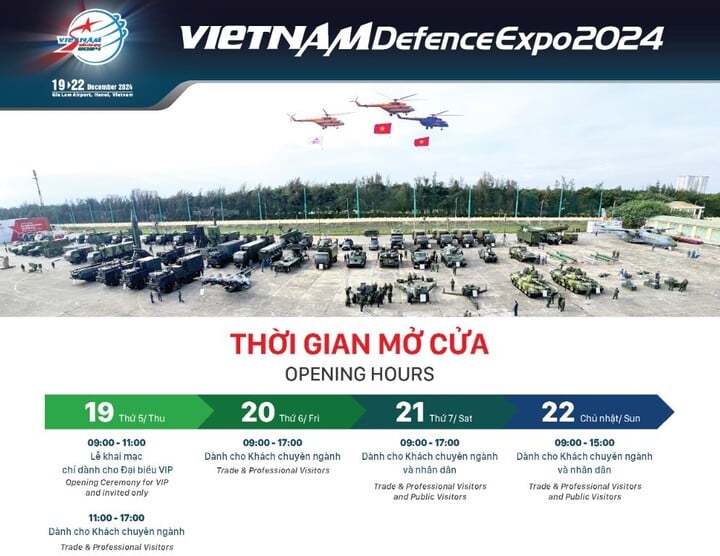 Triển lãm quốc phòng quốc tế Việt Nam 2024 mở cửa tham quan sớm - Ảnh 1.