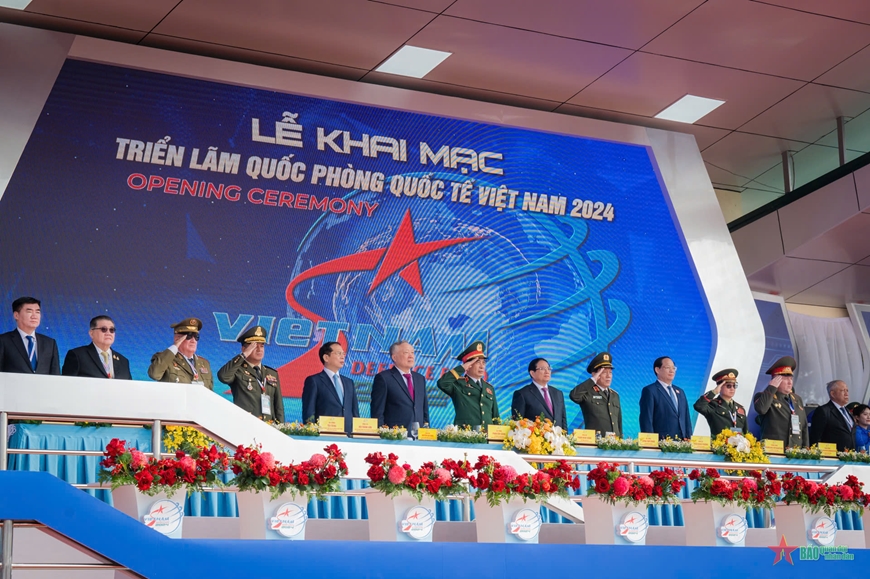 [CẬP NHẬT] Khai mạc Triển lãm quốc phòng quốc tế Việt Nam 2024: 30 quốc gia sẽ phô diễn năng lực quân sự - Ảnh 14.