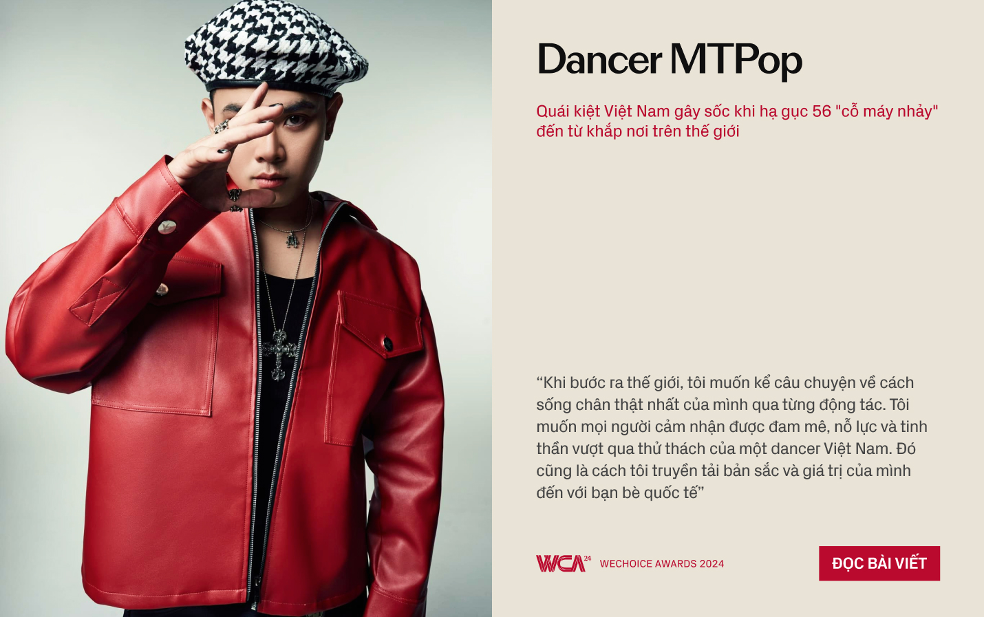 20 đề cử Nhân vật truyền cảm hứng của WeChoice Awards 2024: Những mảnh ghép làm nên niềm tự hào “Việt Nam tôi đó”- Ảnh 5. 20 đề cử Nhân vật truyền cảm hứng của WeChoice Awards 2024: Những mảnh ghép làm nên niềm tự hào “Việt Nam tôi đó”- Ảnh 5.