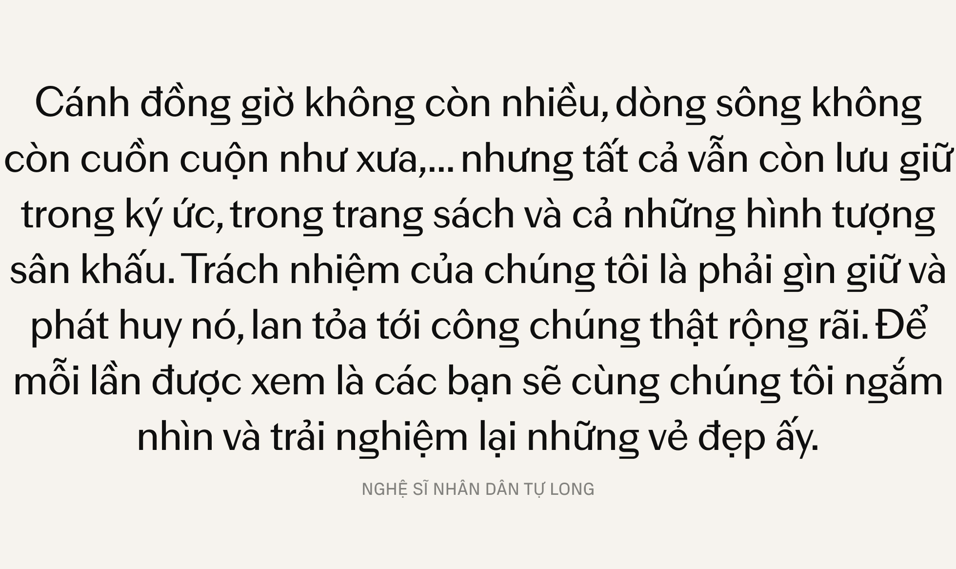 NSND Tự Long: Đưa văn hóa truyền thống đến với người trẻ - Đừng đậm đặc, nhưng không được đơn điệu- Ảnh 22. NSND Tự Long: Đưa văn hóa truyền thống đến với người trẻ - Đừng đậm đặc, nhưng không được đơn điệu- Ảnh 22.