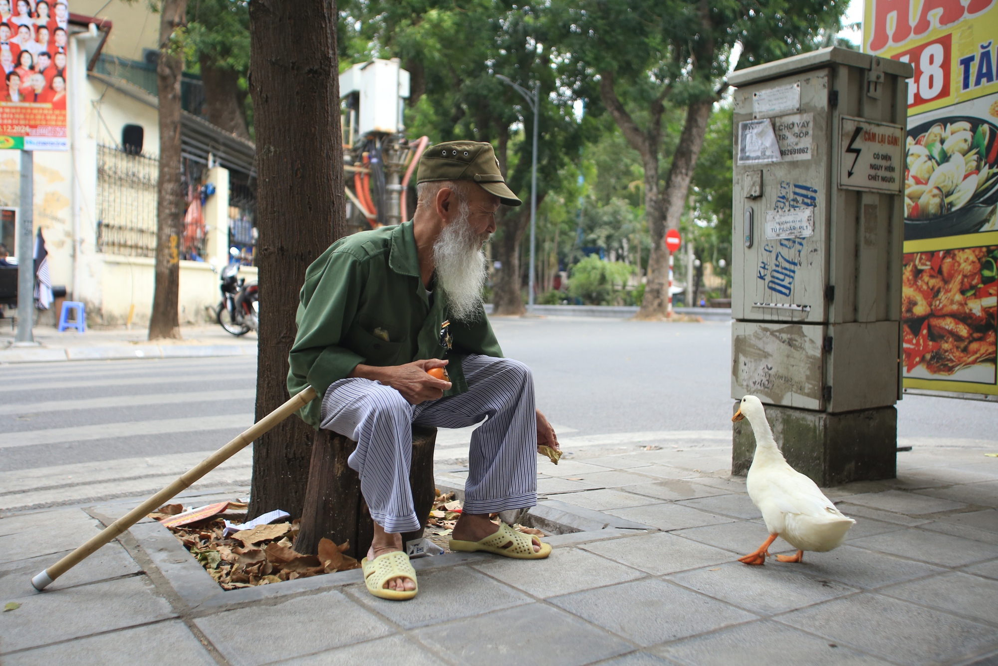 Ng&agrave;y đẹp trời đi dạo phố c&ugrave;ng &ocirc;ng l&atilde;o 61 tuổi v&agrave; "th&uacute; cưng" nổi tiếng nhất H&agrave; Nội: "Con Pạc Pạc nghe lời &ocirc;ng ấy răm rắp" - Ảnh 2.