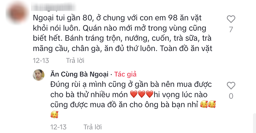 Hơn 6 triệu người dõi cụ bà "mukbang" pizza, trà sữa... qua camera của cháu gái - Ảnh 10.