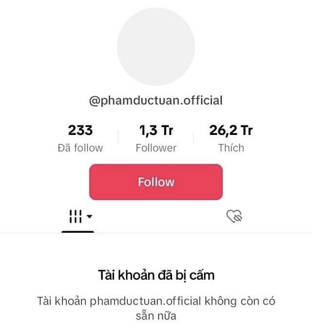 Kênh TikTok hơn 1,3 triệu người theo dõi của Nờ Ô Nô chính thức "bay màu"- Ảnh 1.