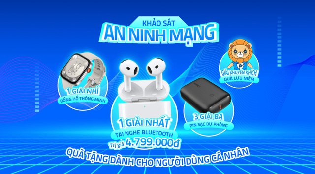 Tham gia Khảo sát An ninh mạng 2024: Cơ hội nhận AirPods 4, doanh nghiệp cũng được mời góp ý kiến- Ảnh 1.