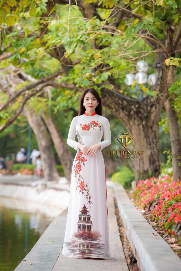 T&ocirc;n vinh sắc Việt qua &Aacute;o D&agrave;i In 3D Lưu Tiến Đạt: Tinh hoa v&agrave; tự h&agrave;o d&acirc;n tộc - Ảnh 1.