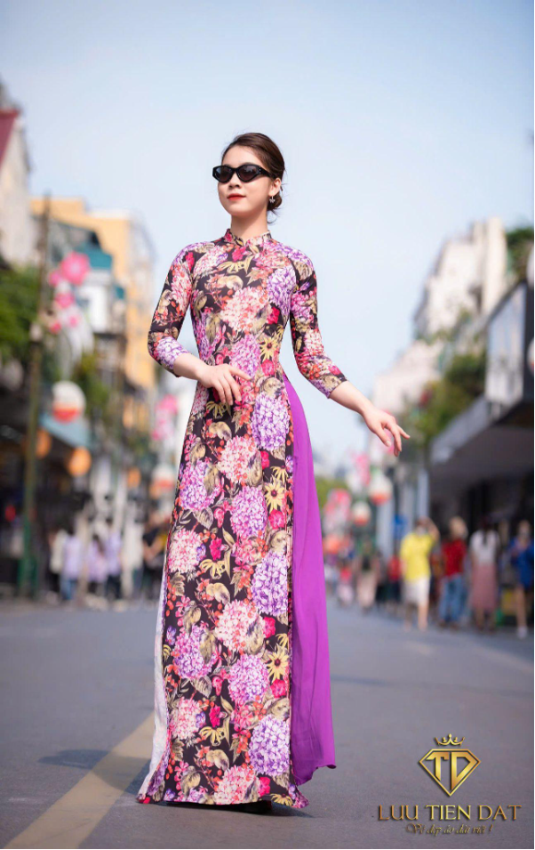 T&ocirc;n vinh sắc Việt qua &Aacute;o D&agrave;i In 3D Lưu Tiến Đạt: Tinh hoa v&agrave; tự h&agrave;o d&acirc;n tộc - Ảnh 3.