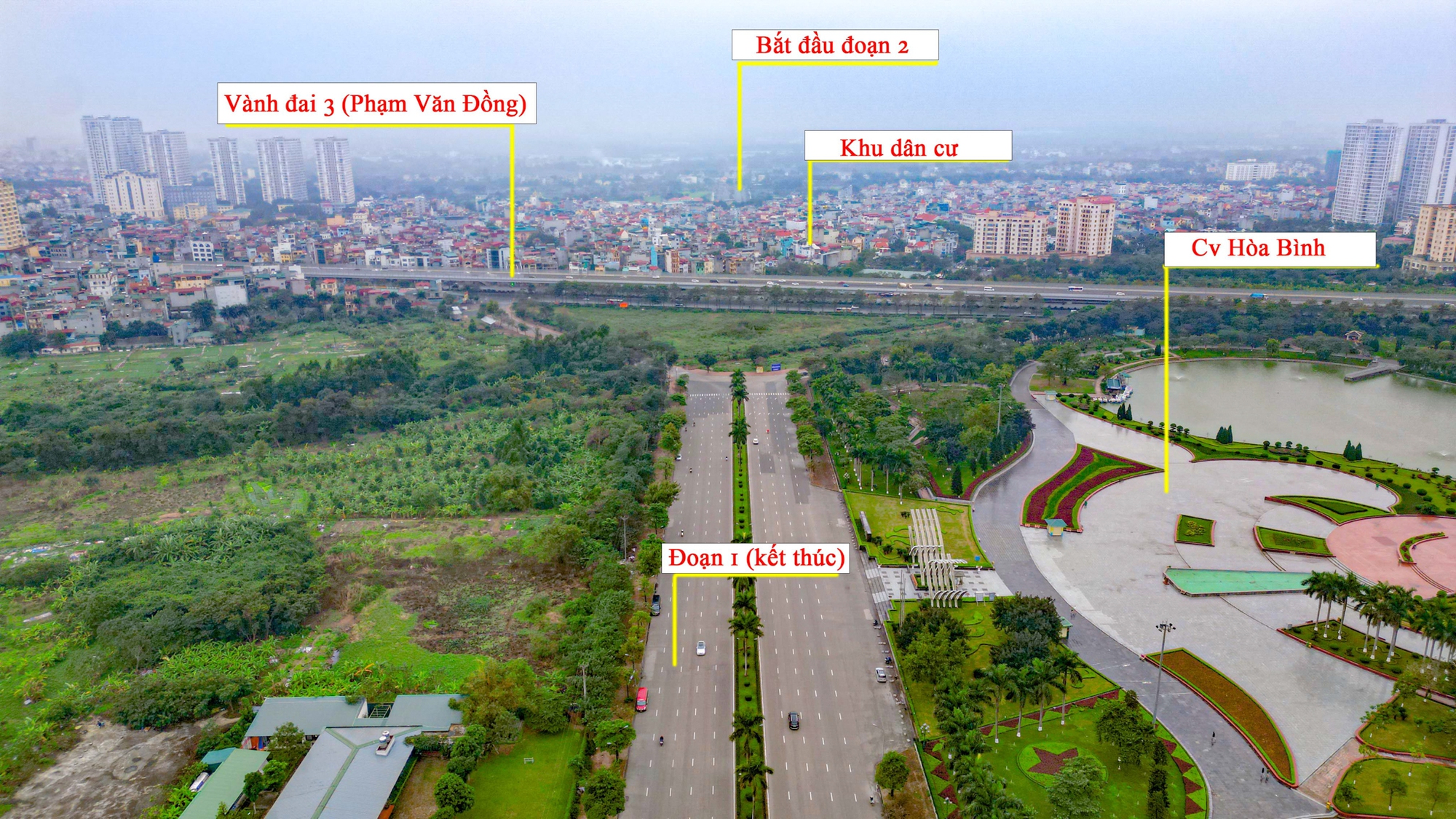 Toàn cảnh tuyến đường 10 làn xe xuyên qua khu đô thị đắt đỏ bậc nhất Hà Nội, tương lai sẽ làm thay đổi toàn bộ bất động sản trục Hồ Tây - Ba Vì- Ảnh 4.
