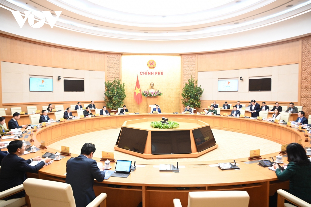 Thủ tướng chủ trì phiên họp Chính phủ tháng đầu tiên của năm 2024- Ảnh 2.