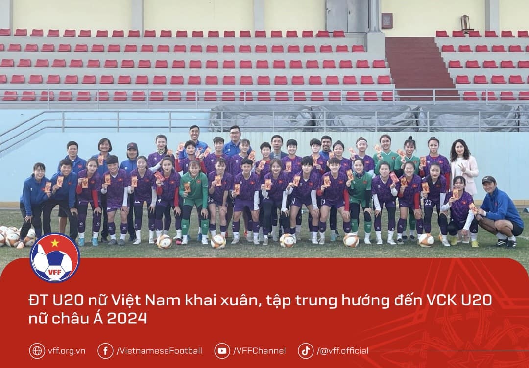 Đội tuyển Việt Nam đầu tiên bước vào guồng quay bóng đá năm Giáp Thìn- Ảnh 1.