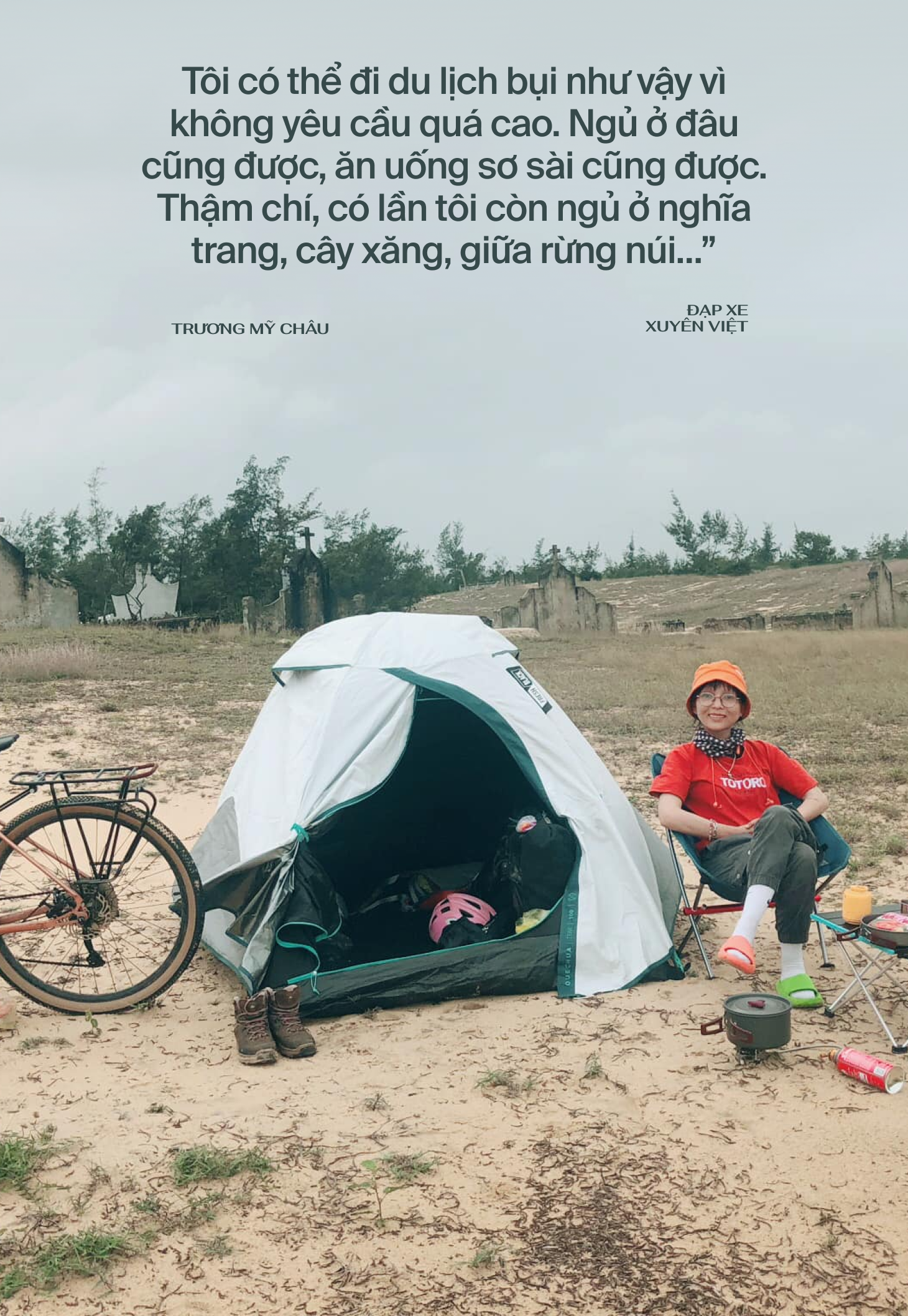 9X đạp xe xuyên Việt: ‘Ngủ nghĩa trang, ăn kham khổ, đi không tính toán rồi tới đâu thì tới’- Ảnh 5.