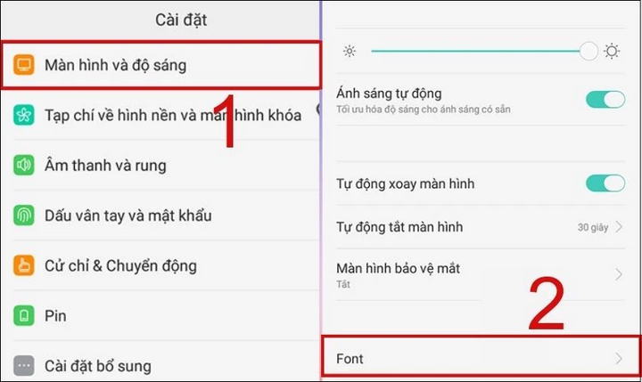 Cách thay đổi kiểu chữ trên điện thoại OPPO- Ảnh 3.
