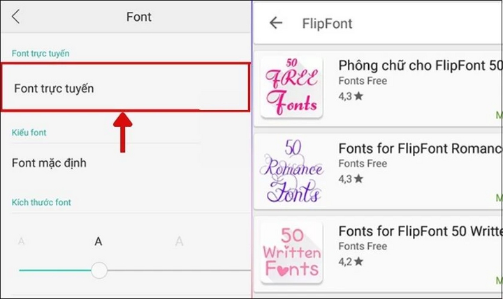 Cách thay đổi kiểu chữ trên điện thoại OPPO- Ảnh 4.