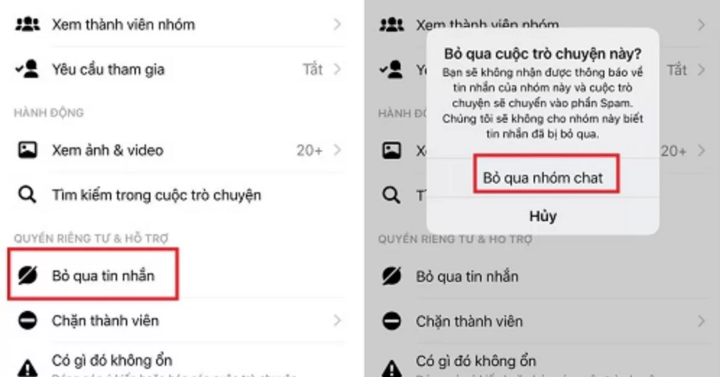 Cách rời khỏi nhóm trên Messenger mà không ai biết- Ảnh 2.