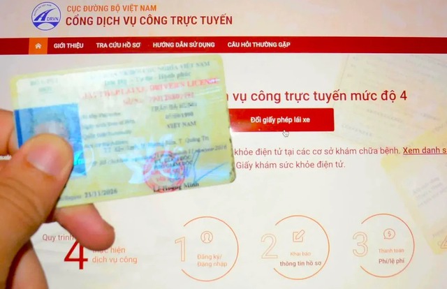 Đã có 140.000 hồ sơ cấp đổi giấy phép lái xe trực tuyến- Ảnh 1.