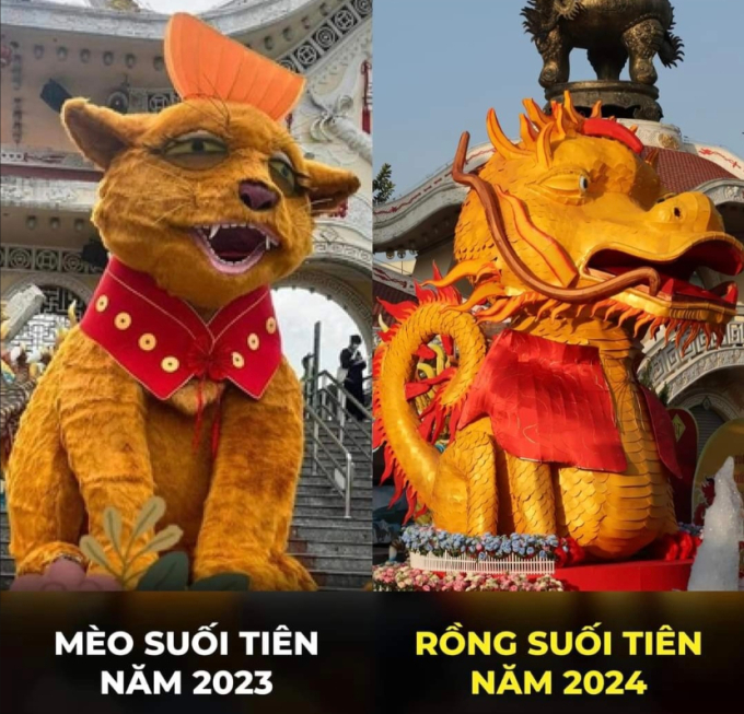 Linh vật "rồng đầu cá trê” đón Tết ở Suối Tiên gây bão mạng: Đại diện khu du lịch nói gì?- Ảnh 3.