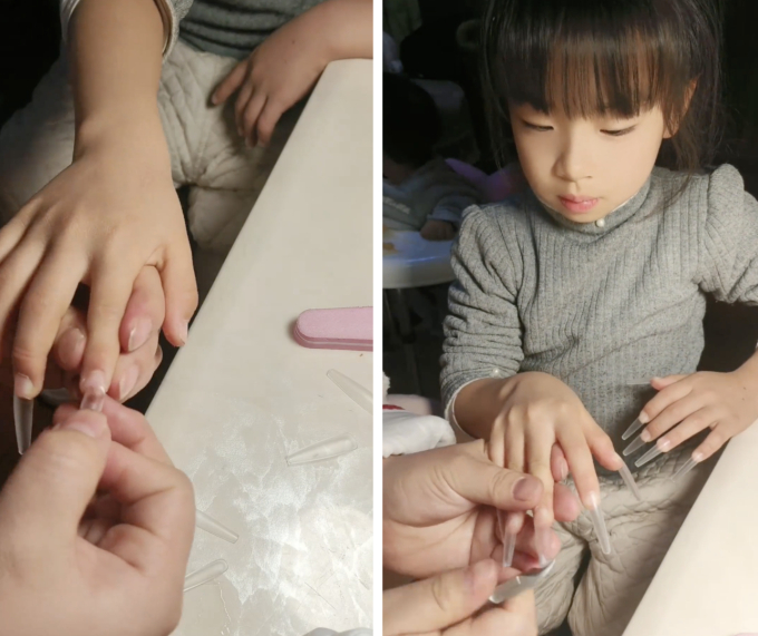 Tất cả là tại bộ nail: Khi ước mơ làm đẹp của cô bé 6 tuổi đụng phải "hiện thực" khắc nghiệt- Ảnh 1.