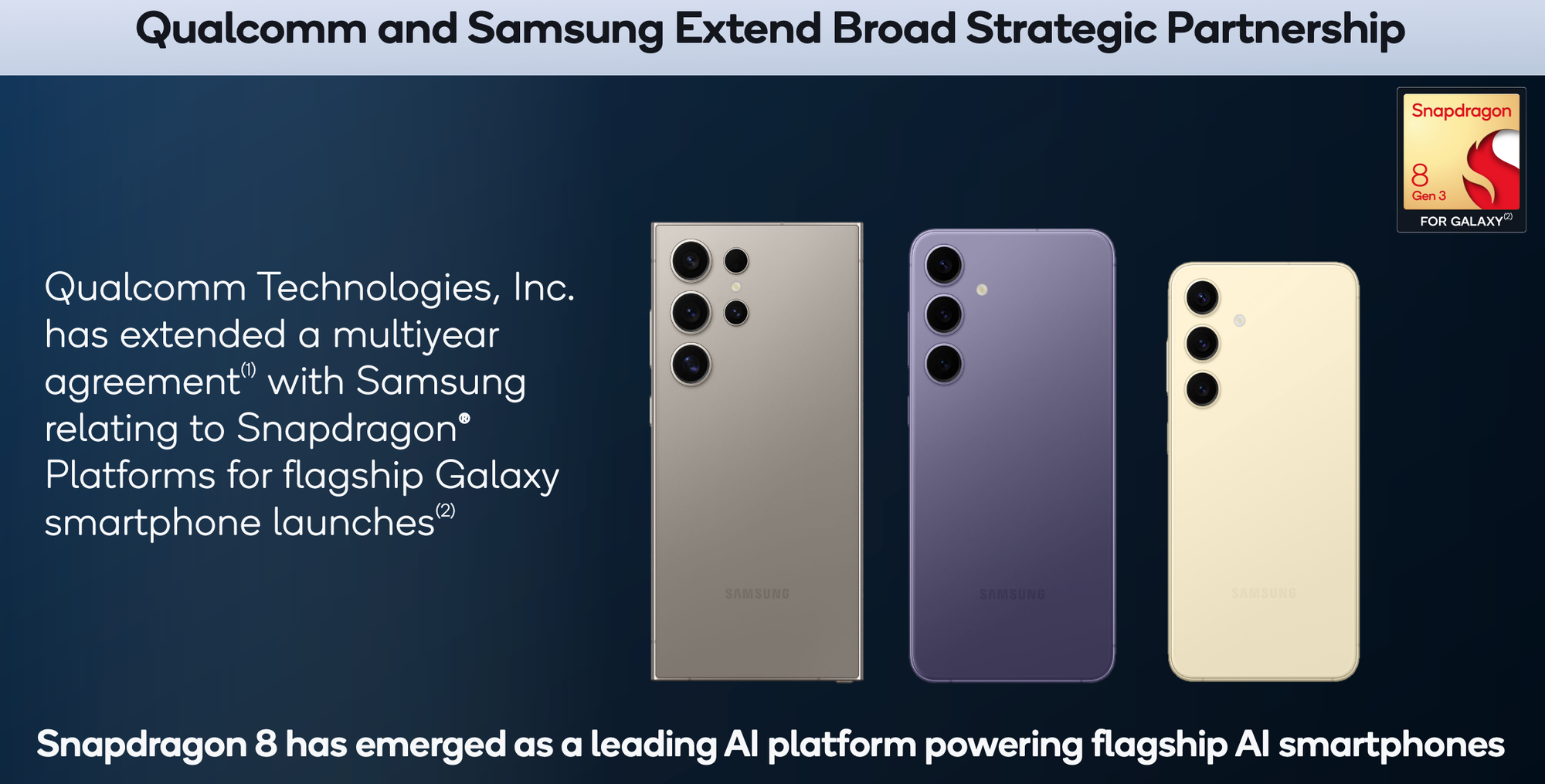 Apple và Samsung vẫn phải phụ thuộc vào chip của Qualcomm- Ảnh 1. Apple và Samsung vẫn phải phụ thuộc vào chip của Qualcomm- Ảnh 1.