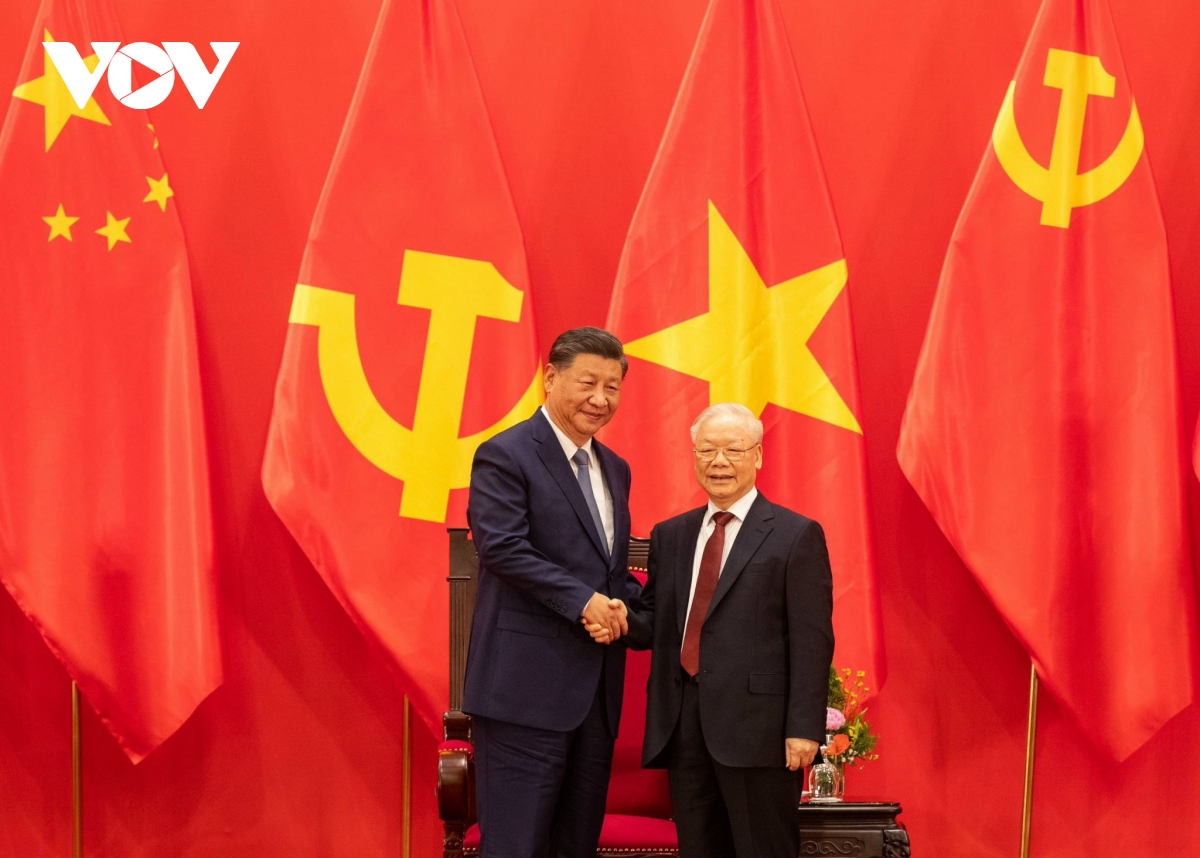 Tổng Bí thư Việt Nam và Trung Quốc trao đổi Thư chúc mừng năm mới Giáp Thìn- Ảnh 1.