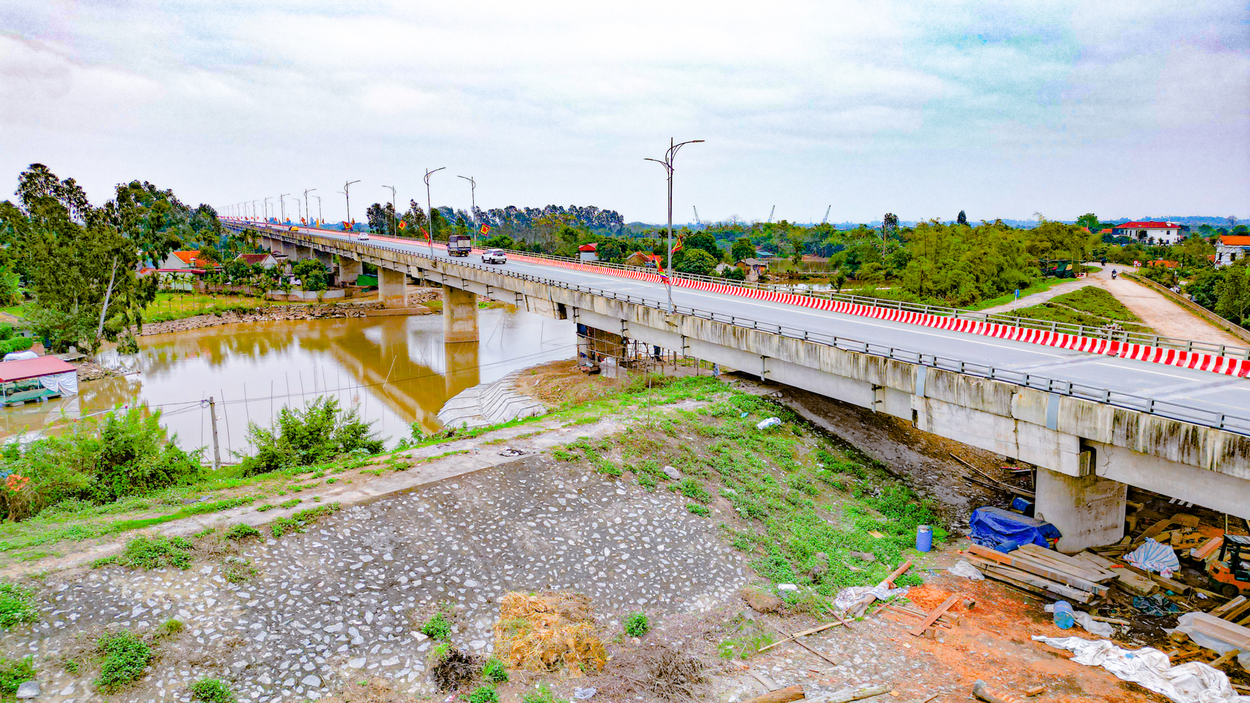 Xã nông thôn có 2 cây cầu nối 3 tỉnh, tương lai sẽ trở thành điểm kết nối 2 thành phố trực thuộc trung ương- Ảnh 7.
