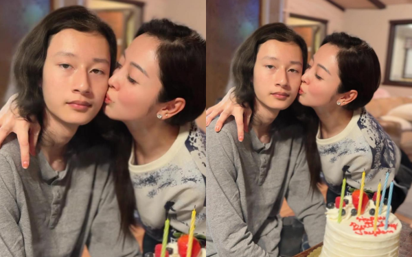 Con trai chung của ca sĩ Quang Dũng, hoa hậu Jennifer Phạm tuổi 16: Đẹp trai nhưng đôi mắt buồn gây chú ý