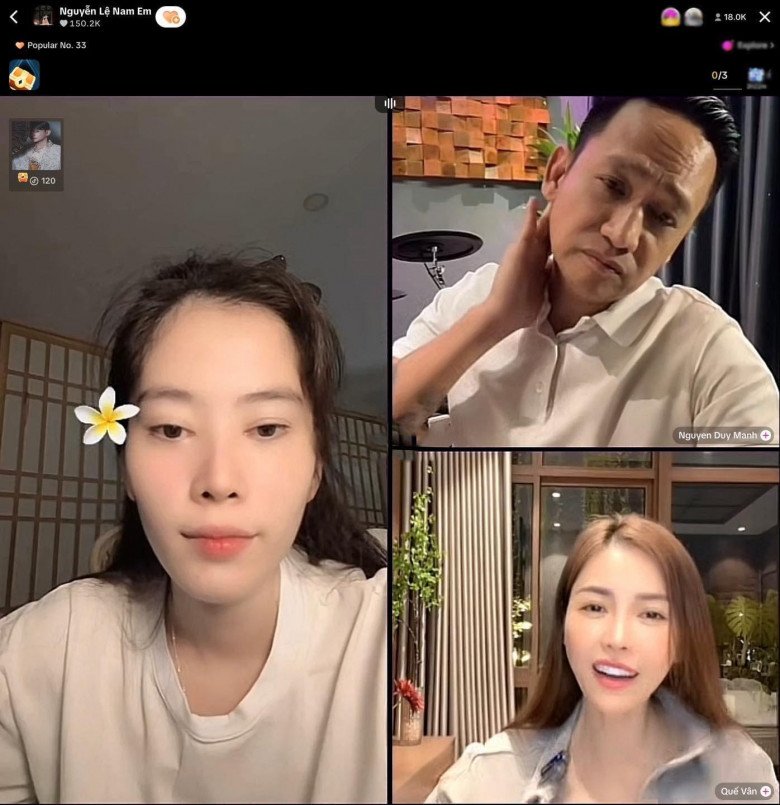 Nam Em đổi thái độ gắt sau khi được Duy Mạnh khuyên trên livestream: 