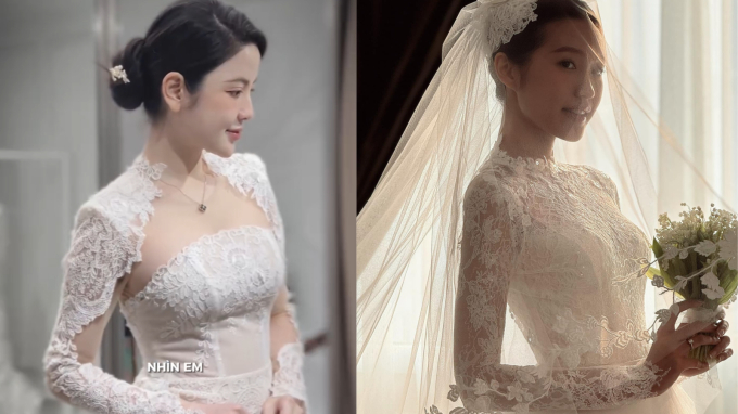 Chu Thanh Huyền tung ảnh thử váy cưới, lại bị so sánh với Nhật Lê và Doãn Hải My- Ảnh 3.