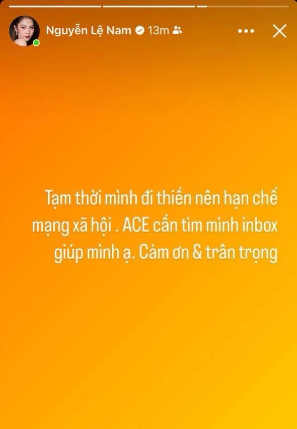 Nam Anh thông báo hạn chế sử dụng mạng xã hội, tiết lộ tình hình hiện tại- Ảnh 2.