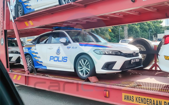 Cảnh sát Malaysia bổ sung Honda Civic vào đội xe tuần tra- Ảnh 4.