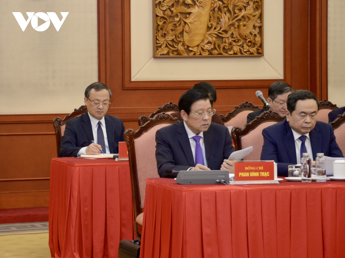 Tổng Bí thư chủ trì phiên họp thứ nhất Tiểu ban văn kiện Đại hội XIV của Đảng- Ảnh 10.
