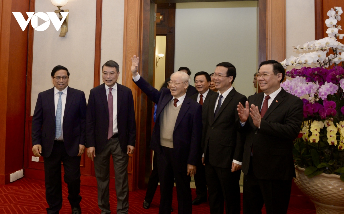 Tổng Bí thư chủ trì phiên họp thứ nhất Tiểu ban văn kiện Đại hội XIV của Đảng- Ảnh 5.