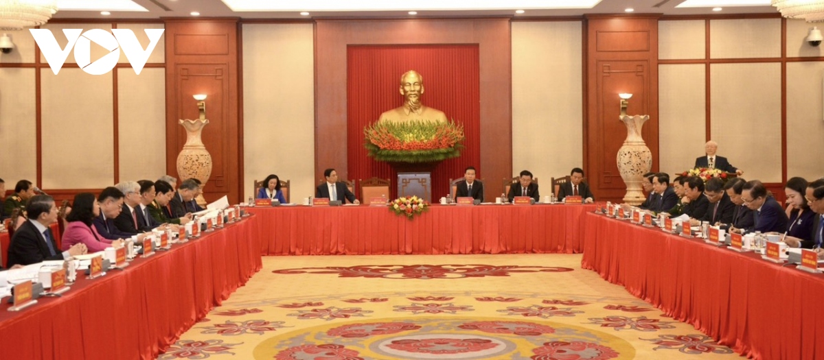 Tổng Bí thư chủ trì phiên họp thứ nhất Tiểu ban văn kiện Đại hội XIV của Đảng- Ảnh 8.