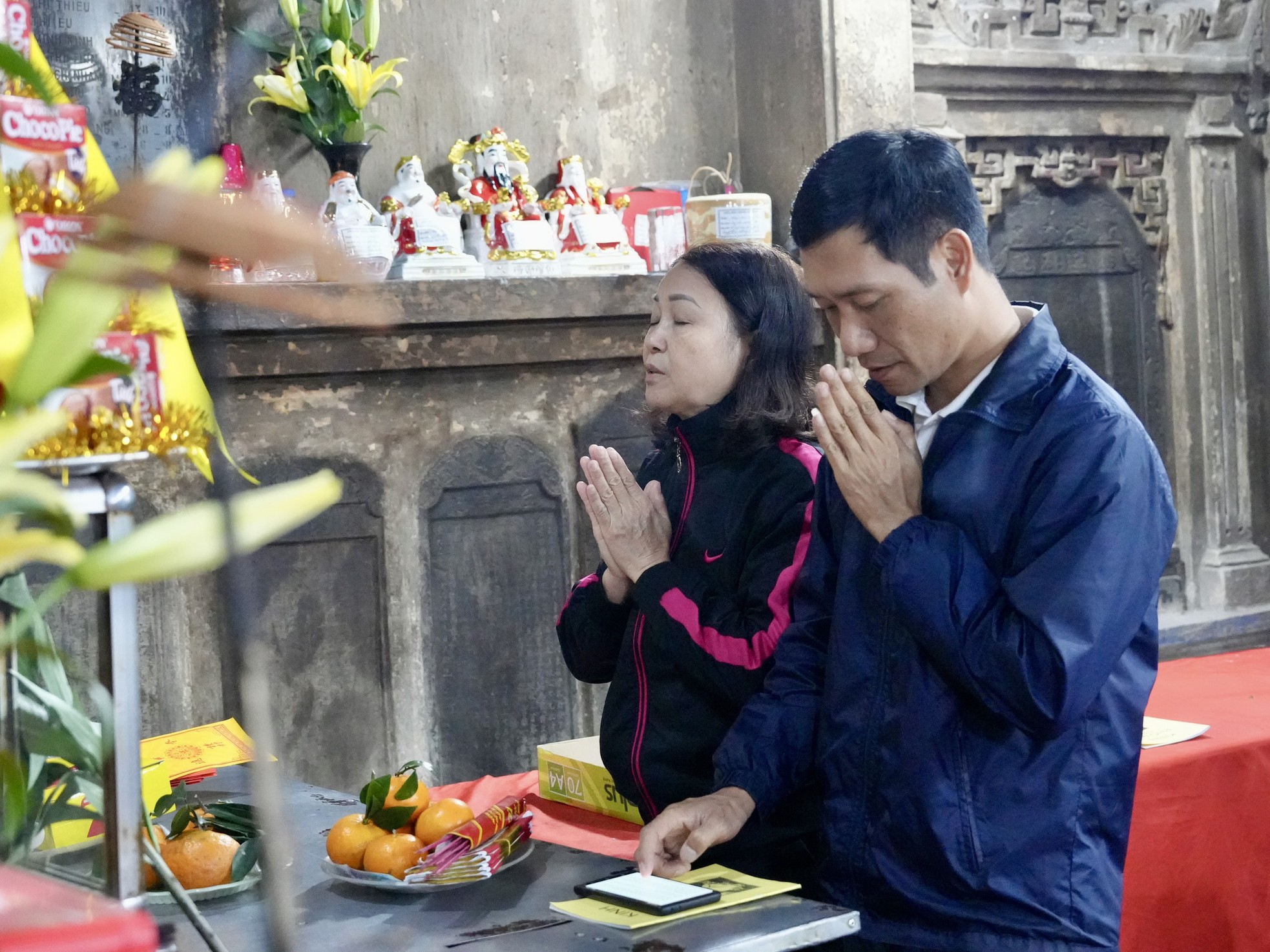 Lễ cầu an đầu năm tại chùa Phúc Khánh không còn cảnh chen lấn- Ảnh 10.