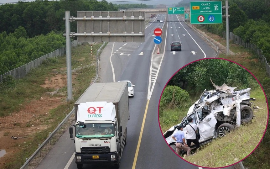 Vụ tai nạn trên cao tốc Cam Lộ - La Sơn: Chồng day dứt vì không lái xe khiến vợ con tử vong