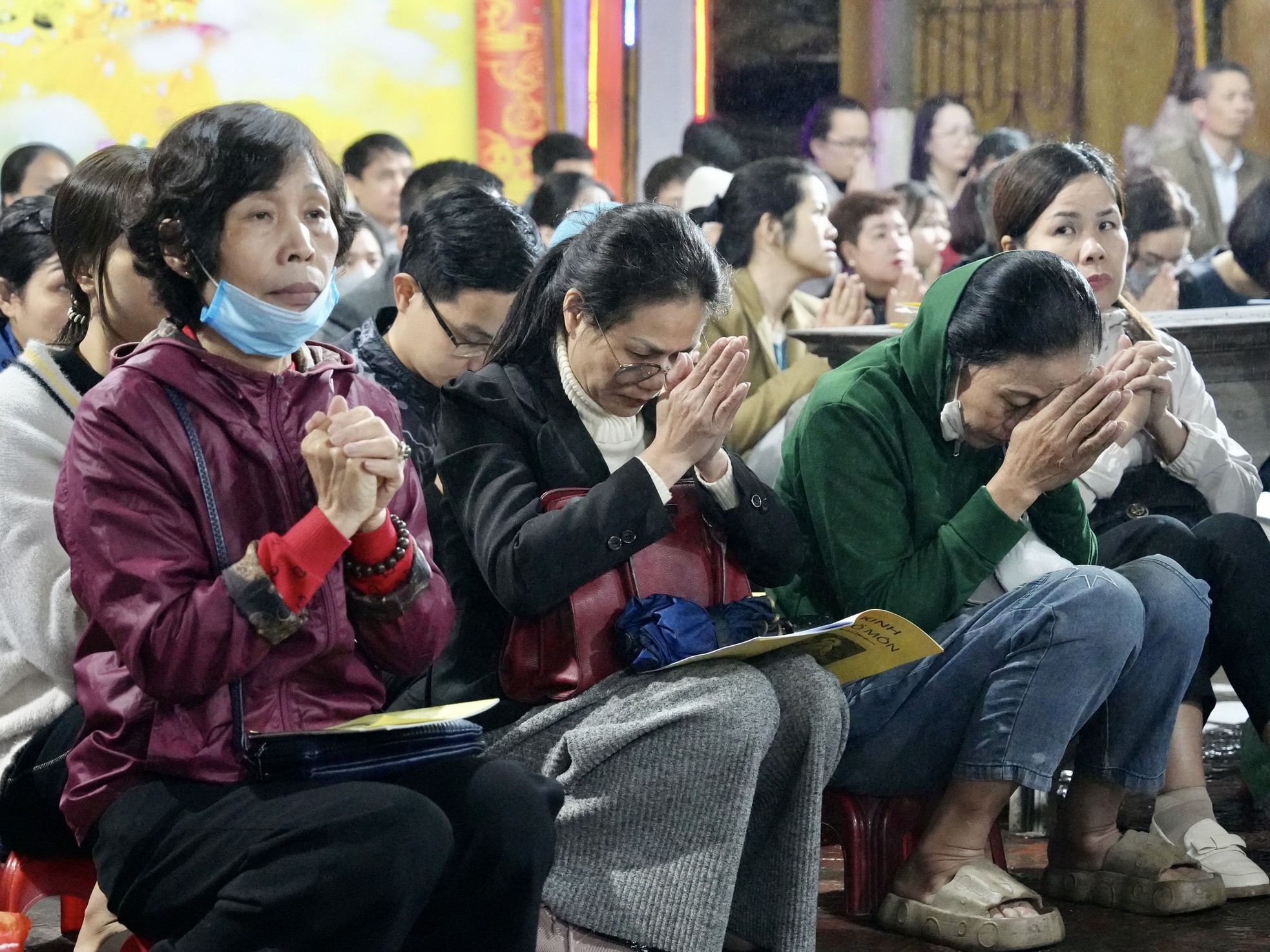 Lễ cầu an đầu năm tại chùa Phúc Khánh không còn cảnh chen lấn- Ảnh 5.