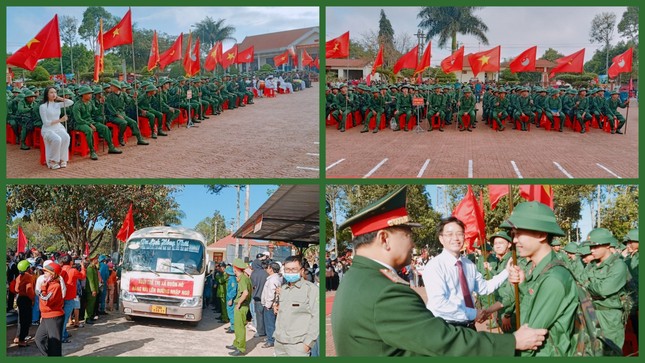 Tư lệnh Quân khu 5 và Bí thư Tỉnh ủy Đắk Lắk tiếp sức thanh niên tòng quân- Ảnh 3.