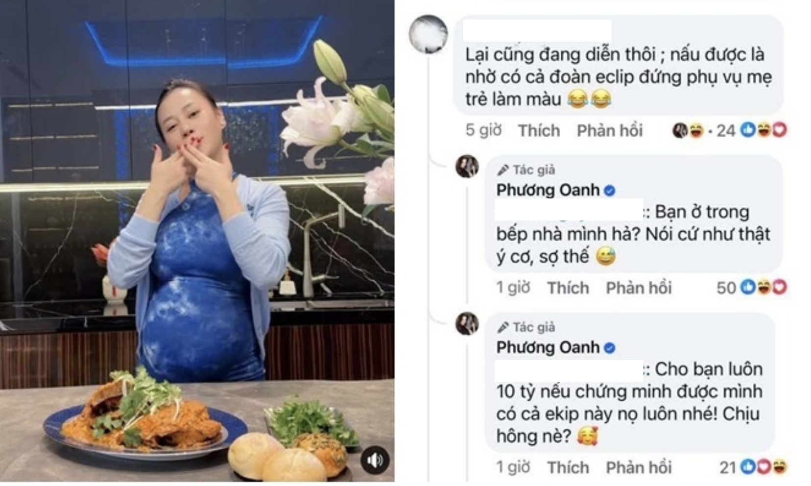 Bị nghi ngờ nấu ăn chỉ là diễn xuất, Phương Oanh tung ảnh hậu trường hé lộ sự thật liệu có đúng như lời đồn?- Ảnh 2.