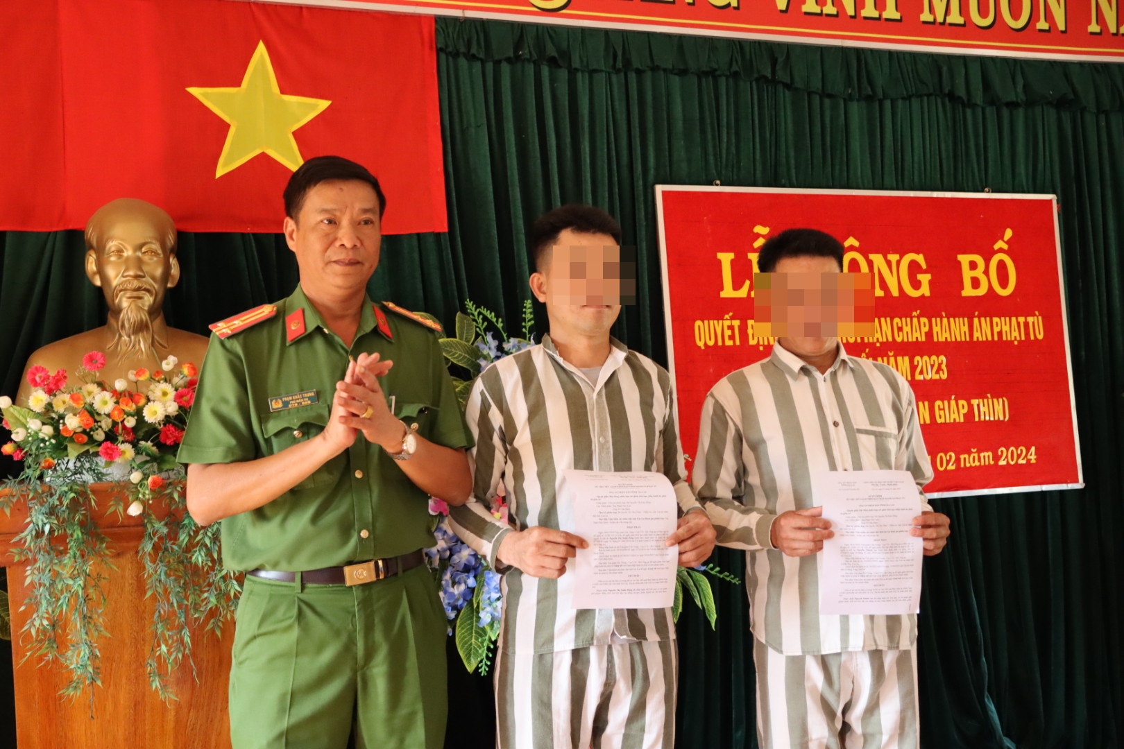 Trên 800 phạm nhân trại giam Gia Trung được ân giảm án dịp Tết- Ảnh 2.
