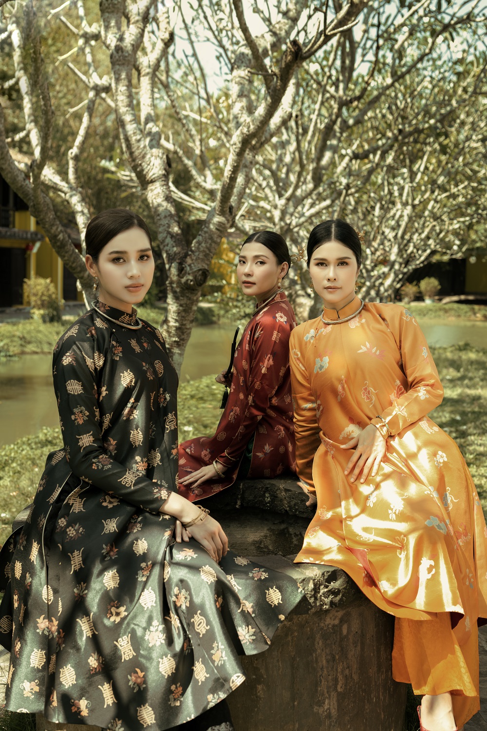 Phúc Anh - Thúy Diễm - Đỗ Thị Hà muốn lan tỏa tình yêu văn hóa Việt trong bộ ảnh Tết- Ảnh 5.
