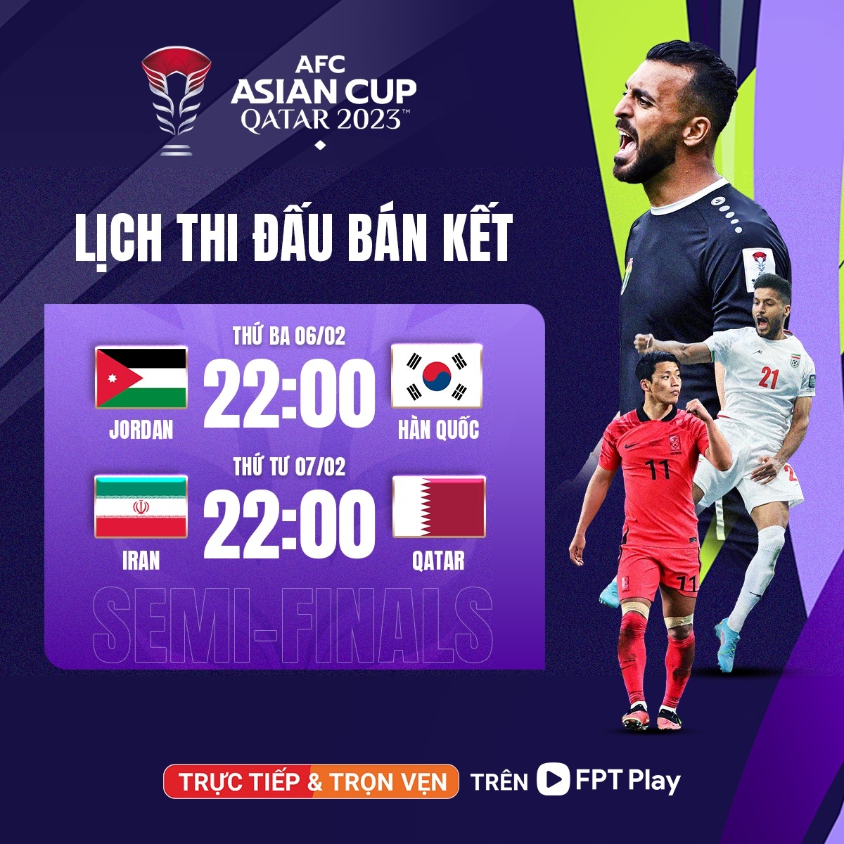 Lịch thi đấu và trực tiếp Asian Cup 2023 hôm nay 6/2: Hàn Quốc so tài Jordan- Ảnh 1.