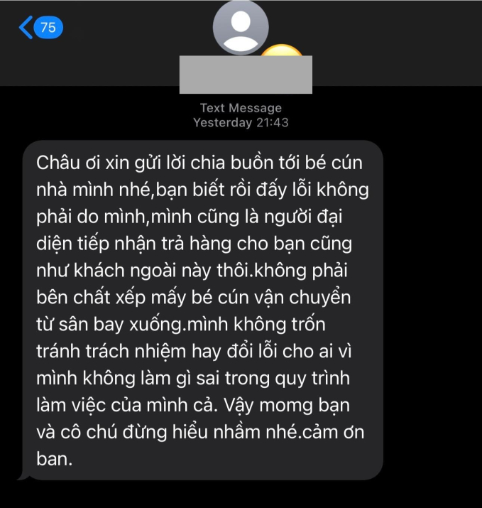 Vụ cún cưng của Châu Bùi mất khi bay ra Hà Nội: Chị ruột bức xúc lên tiếng, dịch vụ vận chuyển né tránh, khoá Fanpage- Ảnh 8.