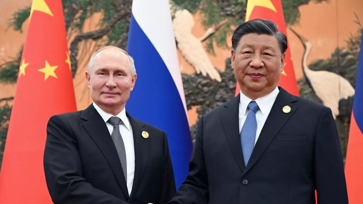 Tổng thống Nga Vladimir Putin điện đàm với Chủ tịch Trung Quốc Tập Cận Bình- Ảnh 1.