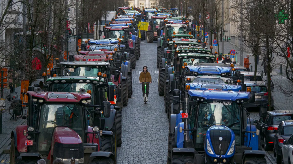 Toàn cảnh làn sóng biểu tình của người nông dân trên khắp châu Âu- Ảnh 1.