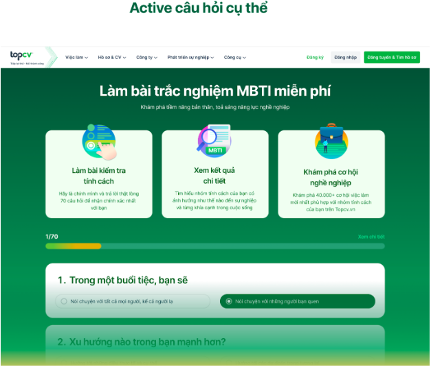 TopCV - MBTI Test: Lợi thế thấu hiểu bản thân, nâng hạng sự nghiệp thăng hoa- Ảnh 2.