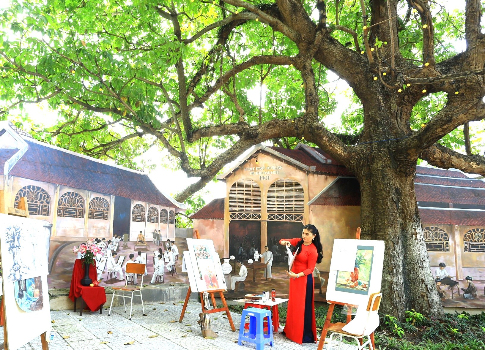 Tận thấy cây Trôm 150 năm tuổi đẹp như tranh được công nhận di sản Việt Nam- Ảnh 2.